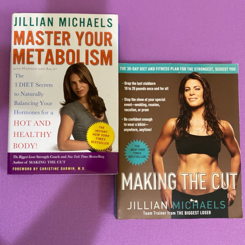 Jillian Michaels - 2 book lot, Fitness/Nutrition